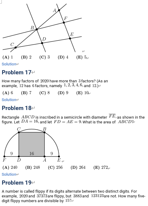 amc 8 2020 problem 19