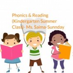 Group logo of Phonics & Reading(Kindergarten Summer Class)- Ms. Saima-Sunday